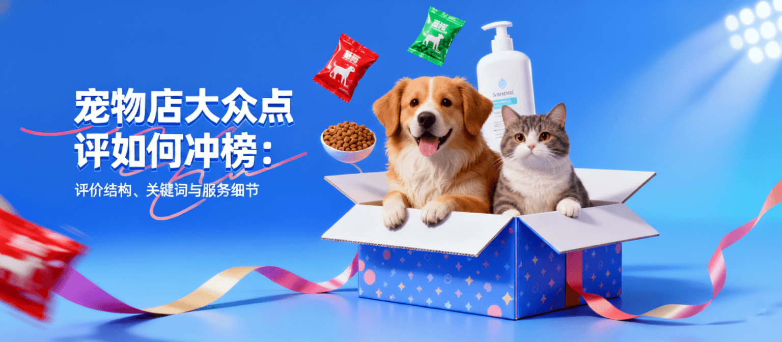 宠物店大众点评如何冲榜:评价解构、关键词与服务细节