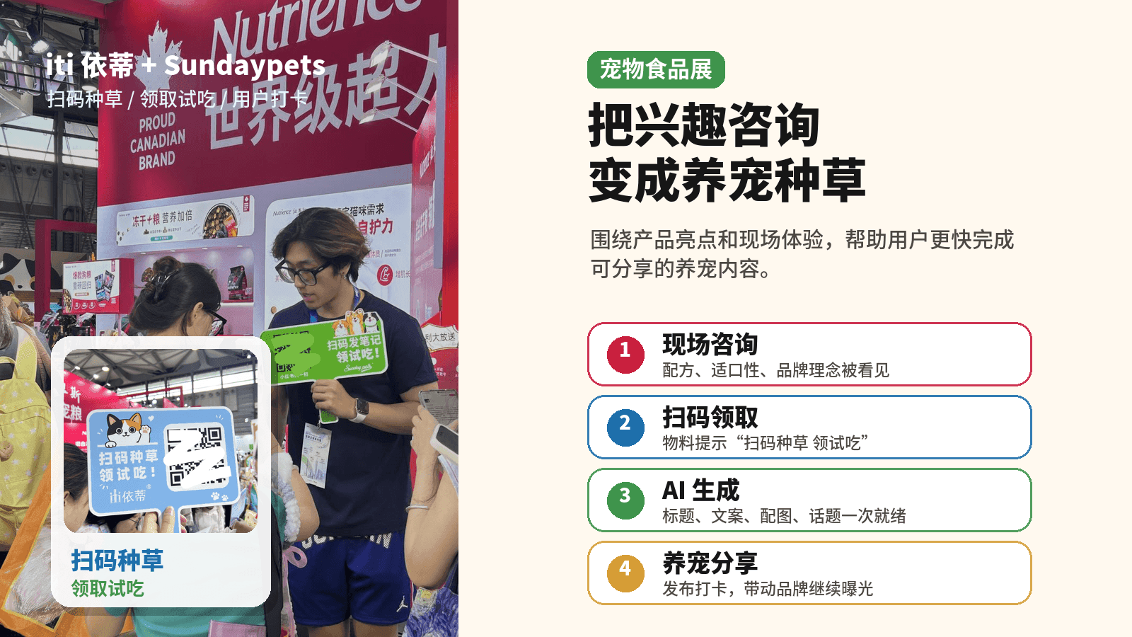 一张贴贴卡,如何让展会现场从“路过”变成“种草”?