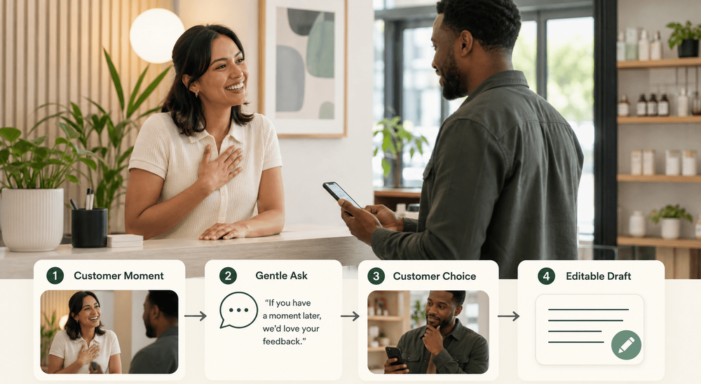 How Front Desk Teams Can Ask for Reviews Without Awkward Scripts
