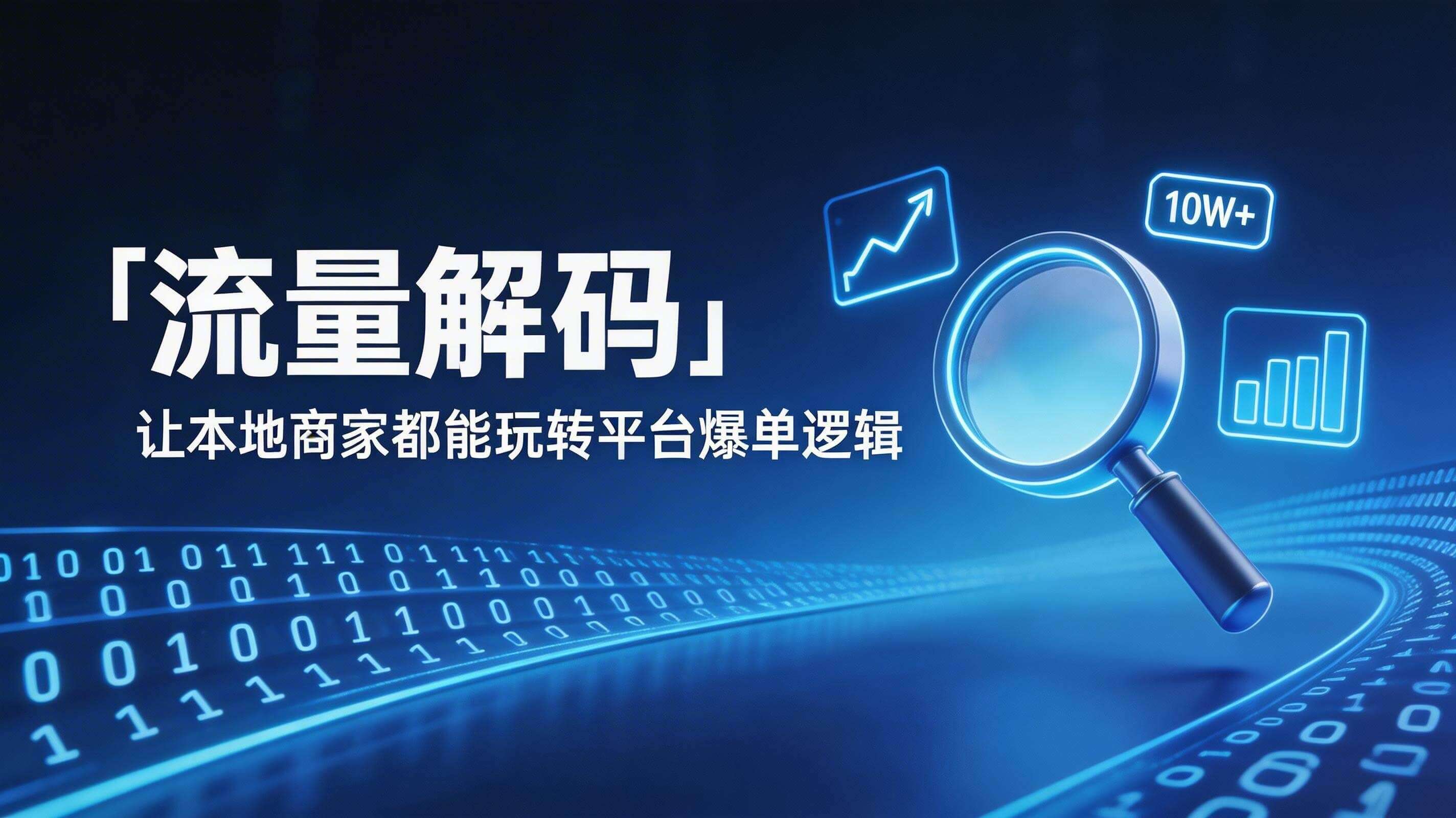 流量解码:让本地商家都能玩转平台爆单逻辑