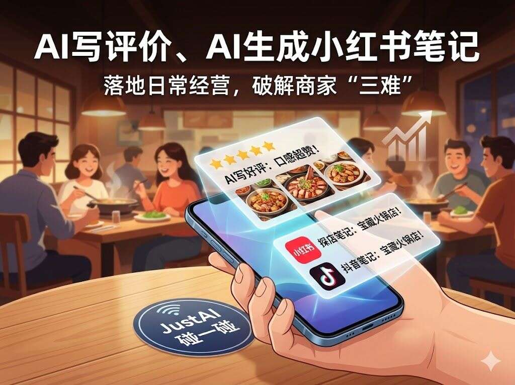 AI 写评价、做小红书笔记可落地日常经营吗?