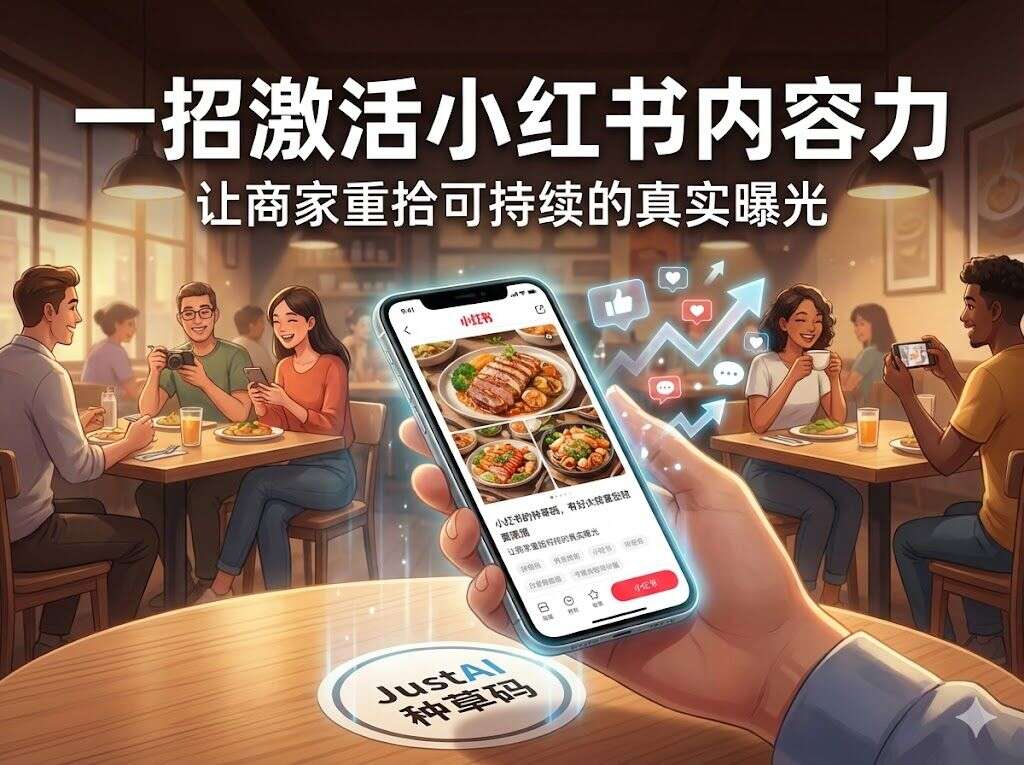 一招激活小红书内容力:让商家重拾可持续的真实曝光